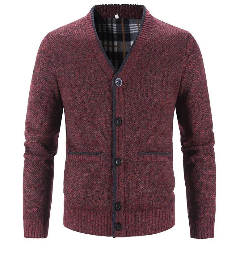 New Sweaters Coats Men Winter Thicker Knitted Cardigan Sweatercoats - Blade & Thread