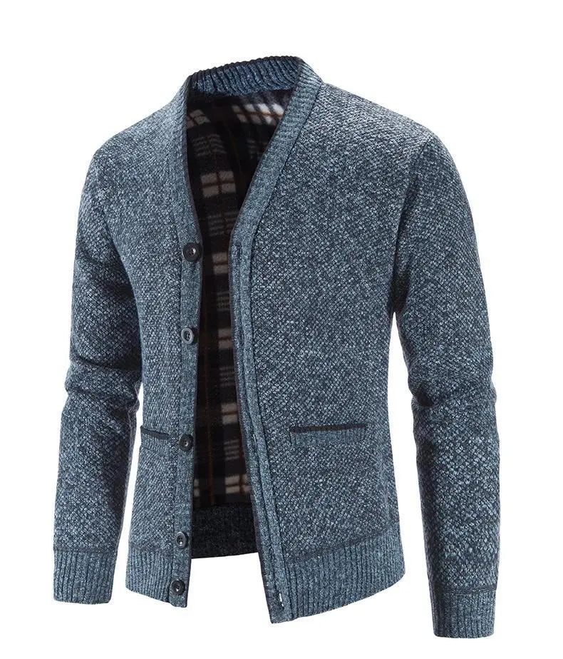 New Sweaters Coats Men Winter Thicker Knitted Cardigan Sweatercoats - Blade & Thread