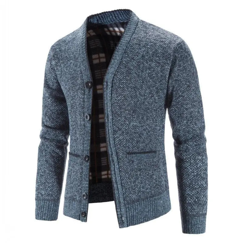 New Sweaters Coats Men Winter Thicker Knitted Cardigan Sweatercoats - Blade & Thread