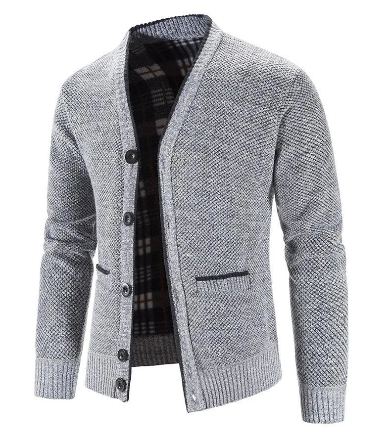 New Sweaters Coats Men Winter Thicker Knitted Cardigan Sweatercoats - Blade & Thread
