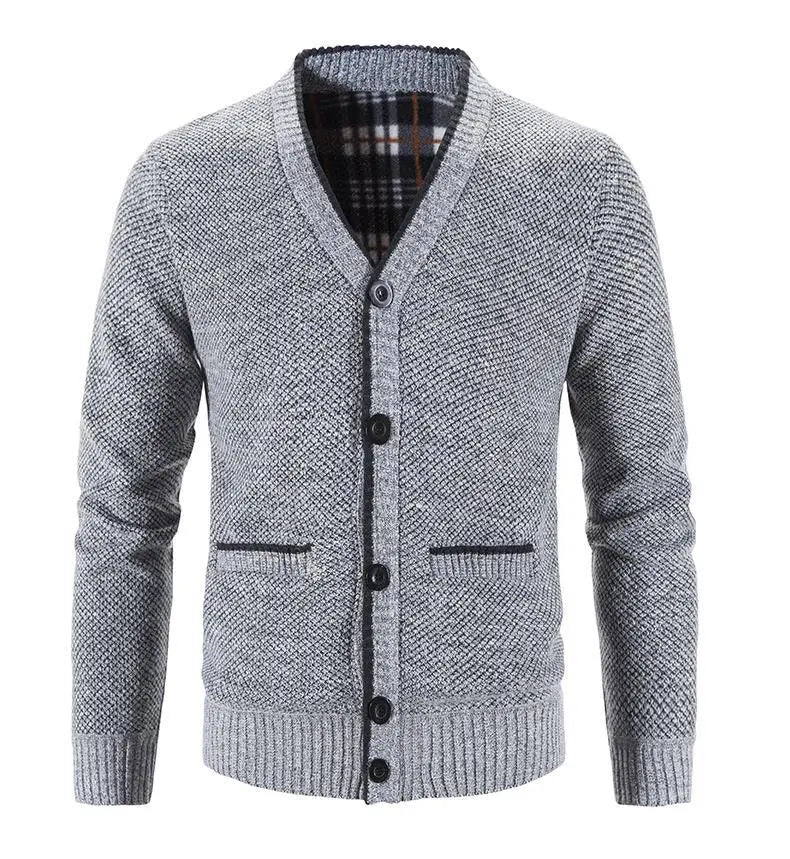 New Sweaters Coats Men Winter Thicker Knitted Cardigan Sweatercoats - Blade & Thread