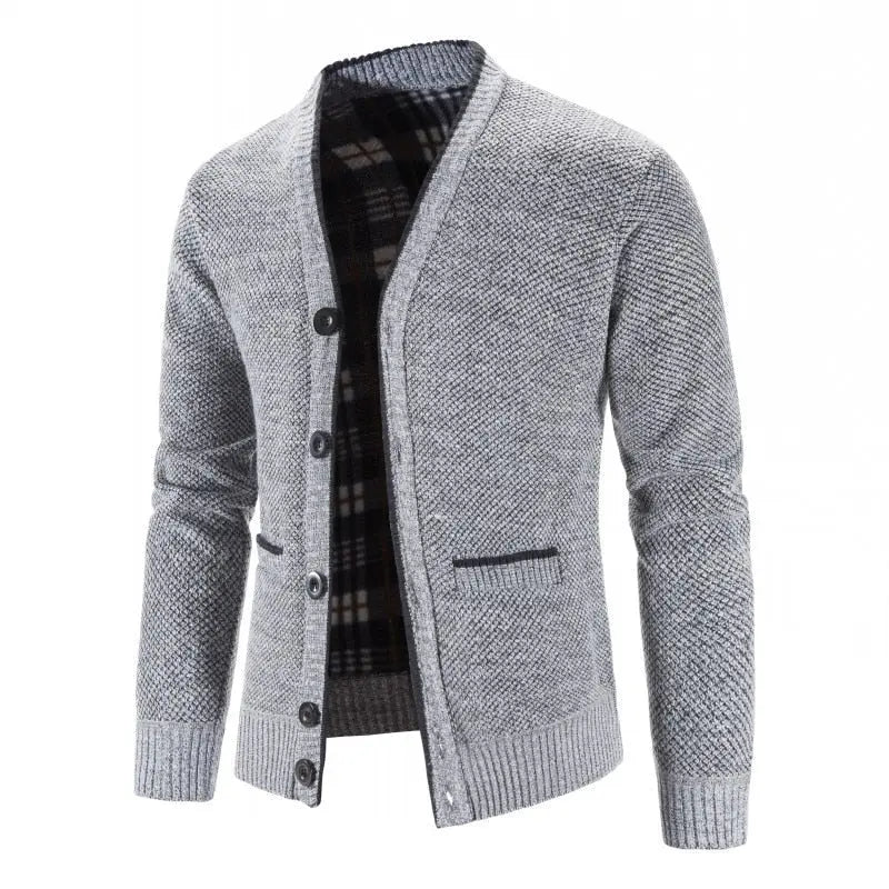 New Sweaters Coats Men Winter Thicker Knitted Cardigan Sweatercoats - Blade & Thread