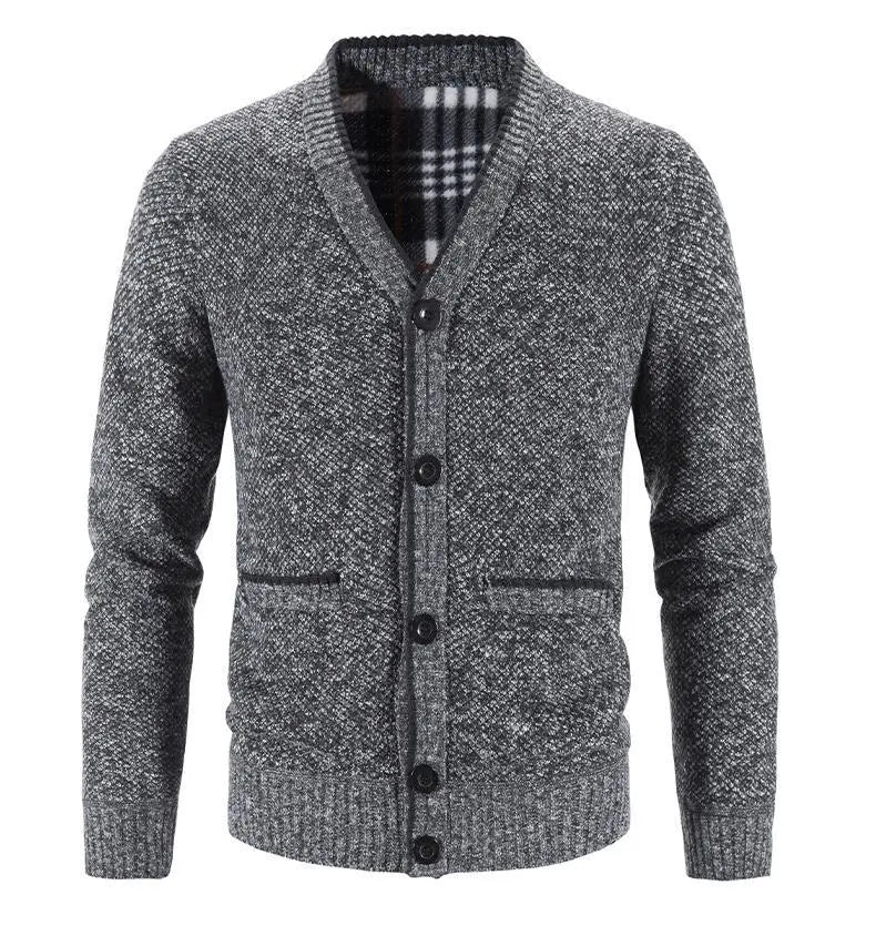 New Sweaters Coats Men Winter Thicker Knitted Cardigan Sweatercoats - Blade & Thread