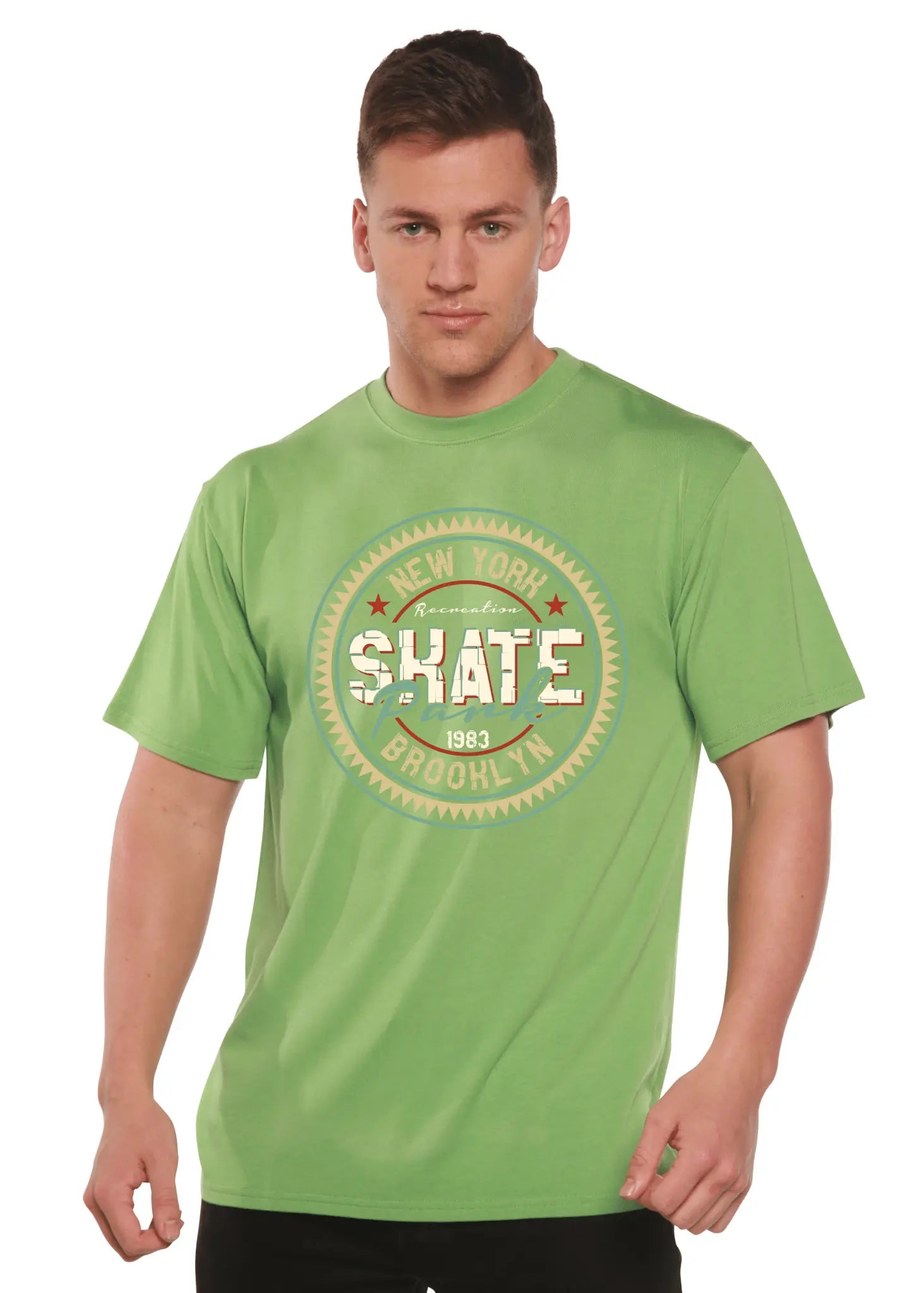 New York Skate Pank Men's Bamboo Viscose/Organic Cotton Short Sleeve Graphic T-Shirt - Blade & Thread