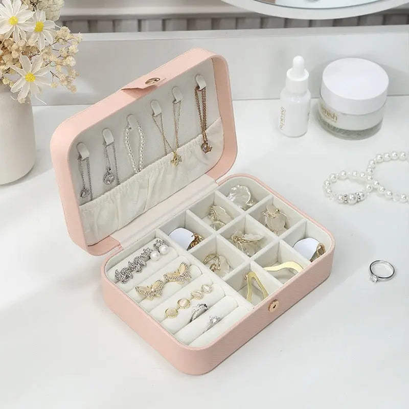 Nine-grid multifunctional portable jewelry box - Blade & Thread