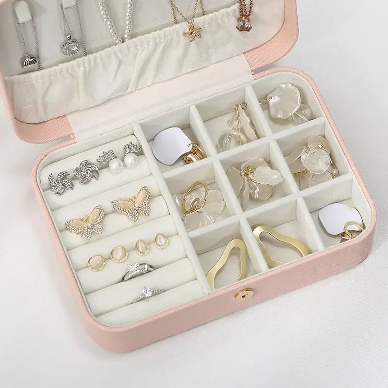 Nine-grid multifunctional portable jewelry box - Blade & Thread