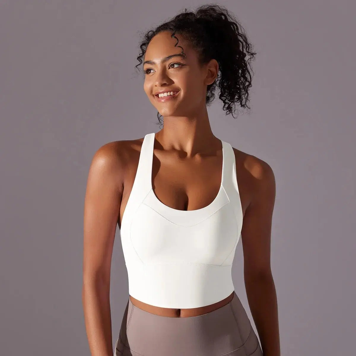 Nylon Sexy Women's Sports Bra Top Women Tight Elastic Gym Sport Yoga Bras - Blade & Thread