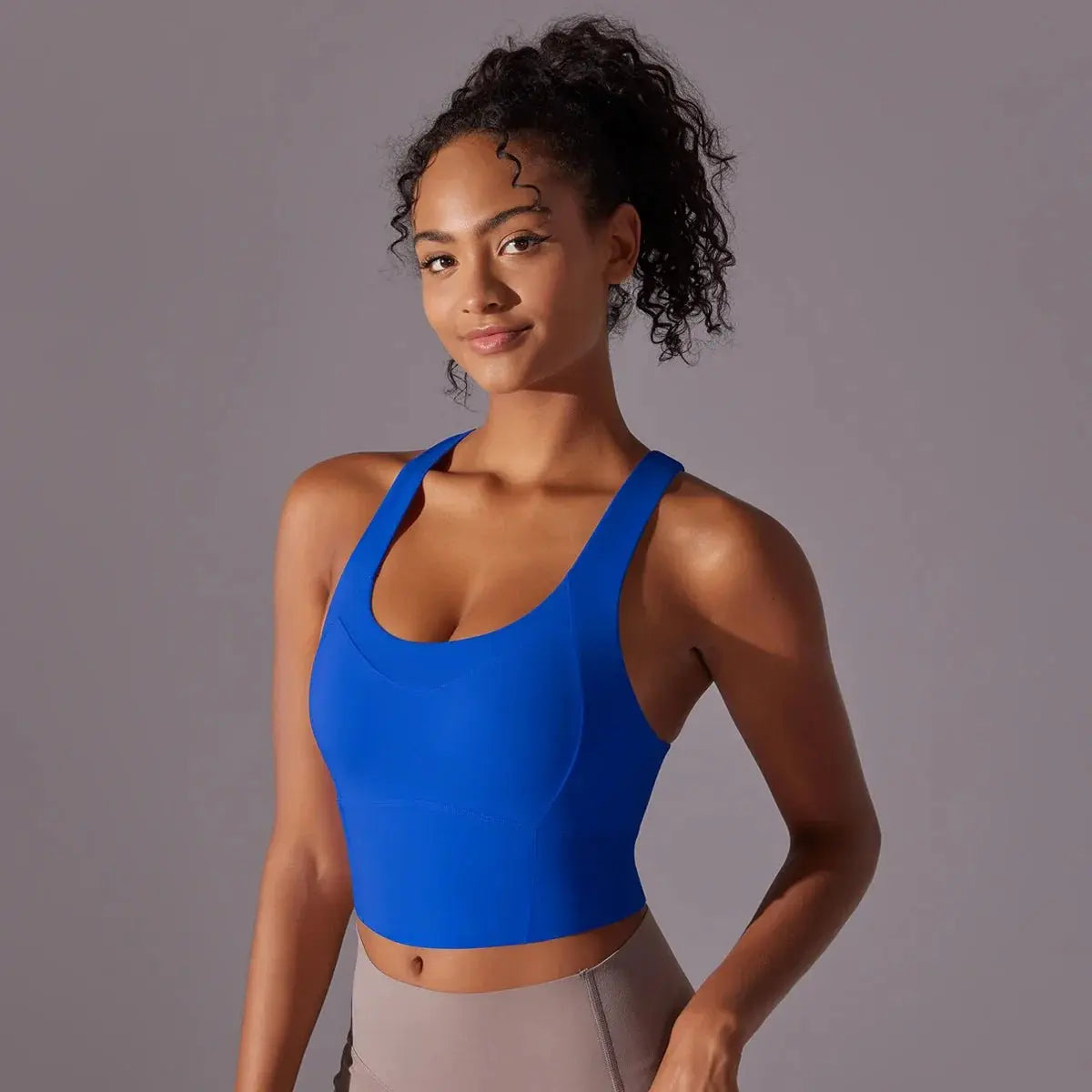Nylon Sexy Women's Sports Bra Top Women Tight Elastic Gym Sport Yoga Bras - Blade & Thread