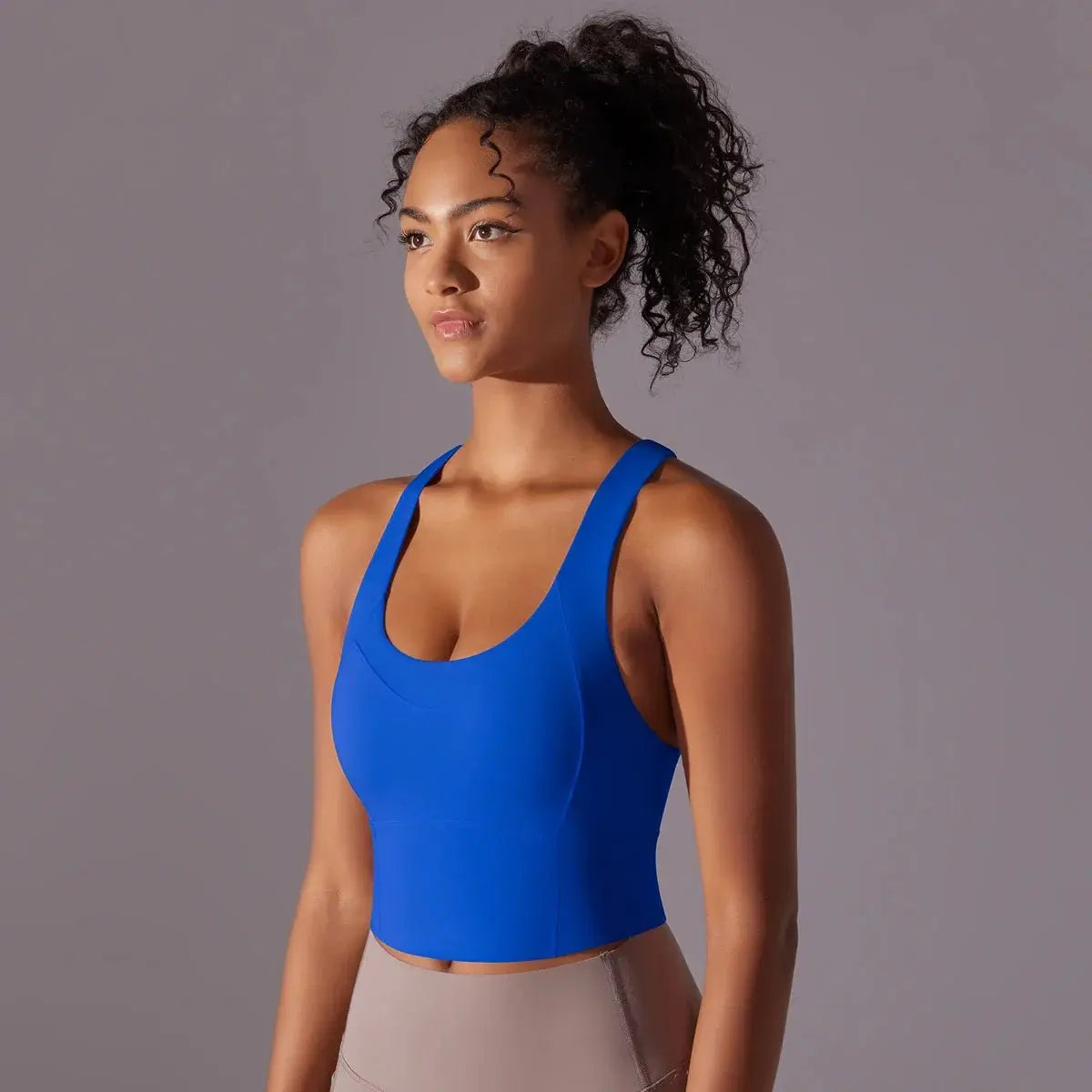 Nylon Sexy Women's Sports Bra Top Women Tight Elastic Gym Sport Yoga Bras - Blade & Thread