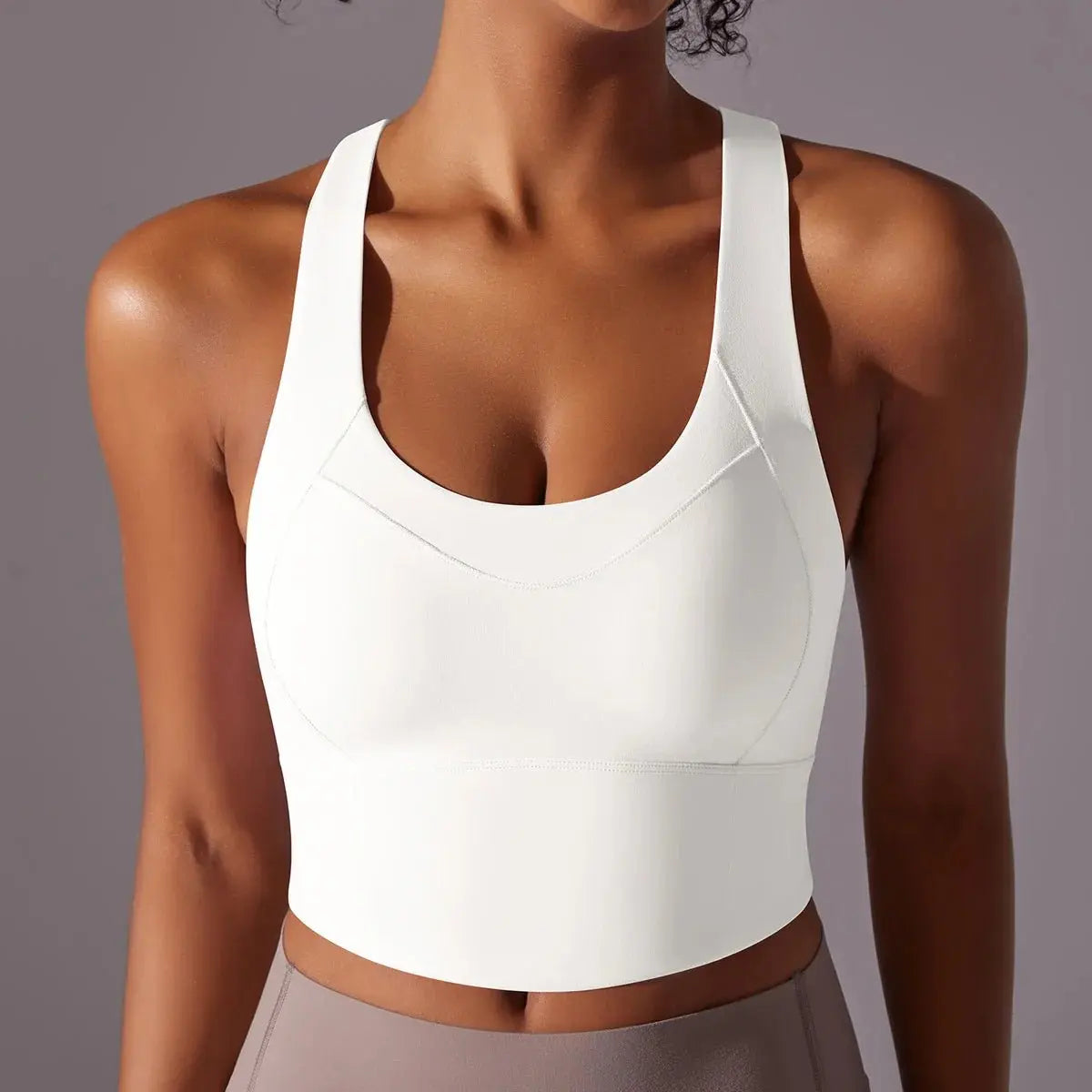 Nylon Sexy Women's Sports Bra Top Women Tight Elastic Gym Sport Yoga Bras - Blade & Thread
