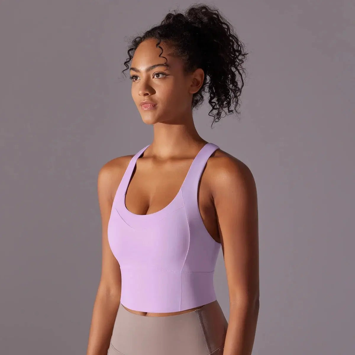 Nylon Sexy Women's Sports Bra Top Women Tight Elastic Gym Sport Yoga Bras - Blade & Thread