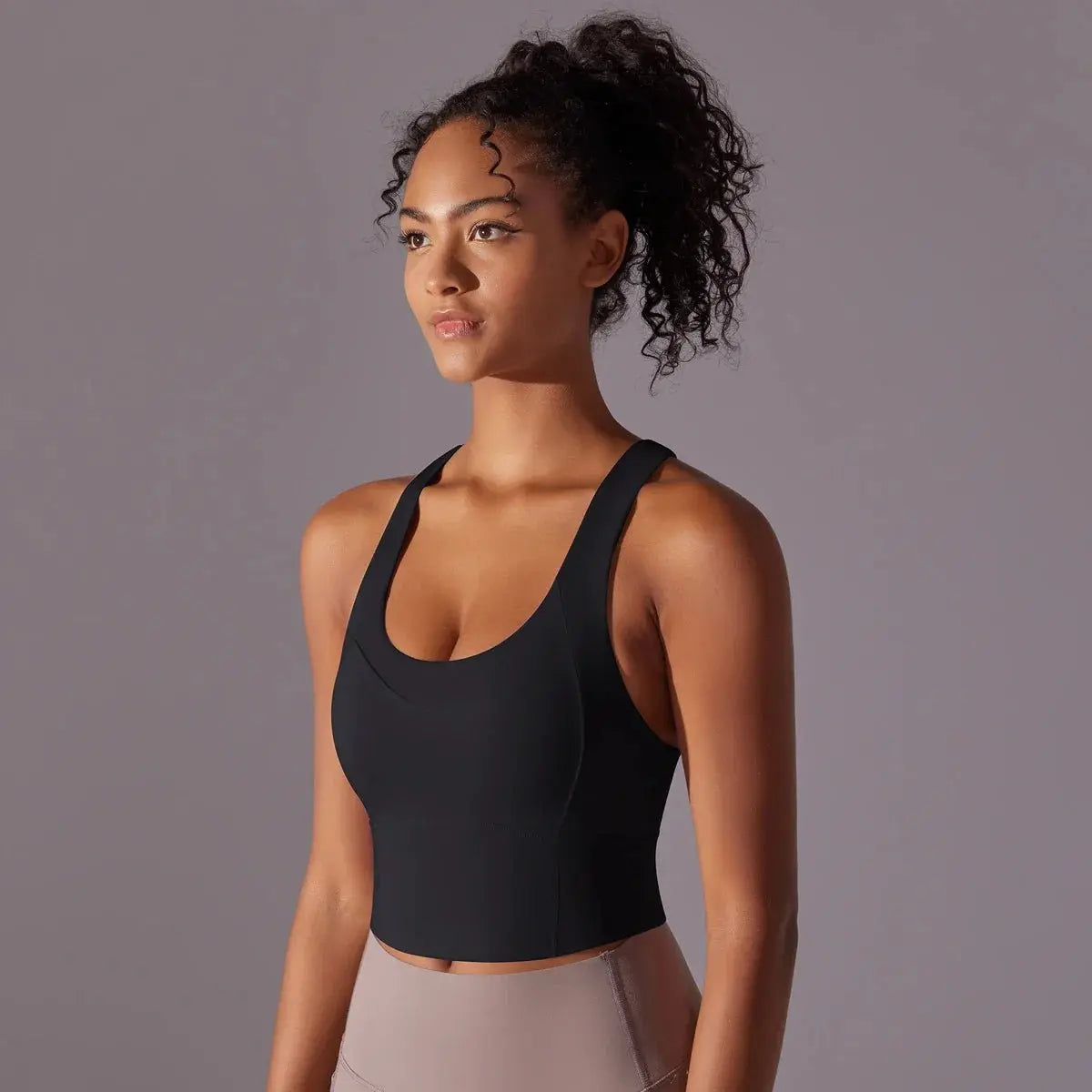Nylon Sexy Women's Sports Bra Top Women Tight Elastic Gym Sport Yoga Bras - Blade & Thread