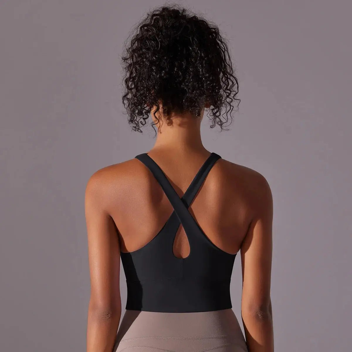Nylon Sexy Women's Sports Bra Top Women Tight Elastic Gym Sport Yoga Bras - Blade & Thread