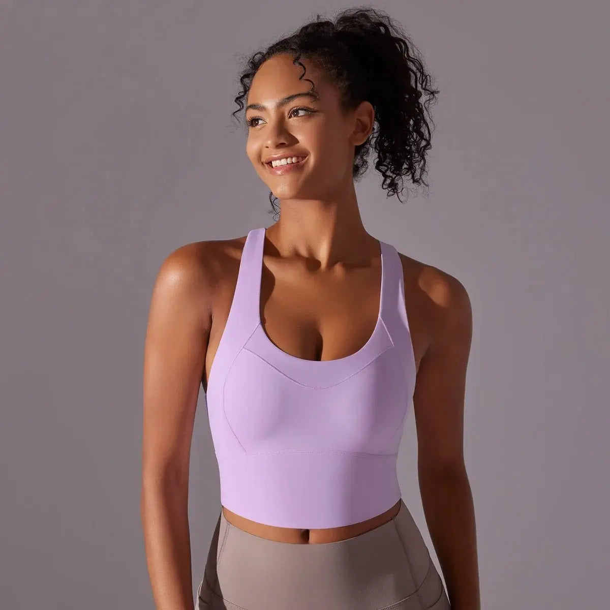 Nylon Sexy Women's Sports Bra Top Women Tight Elastic Gym Sport Yoga Bras - Blade & Thread