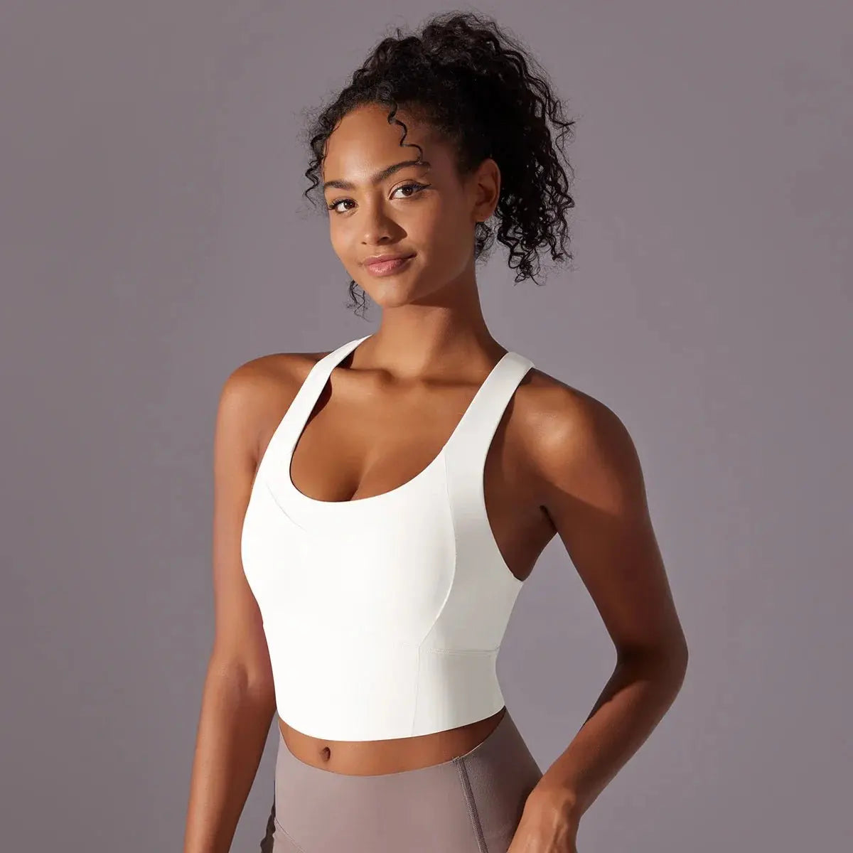 Nylon Sexy Women's Sports Bra Top Women Tight Elastic Gym Sport Yoga Bras - Blade & Thread