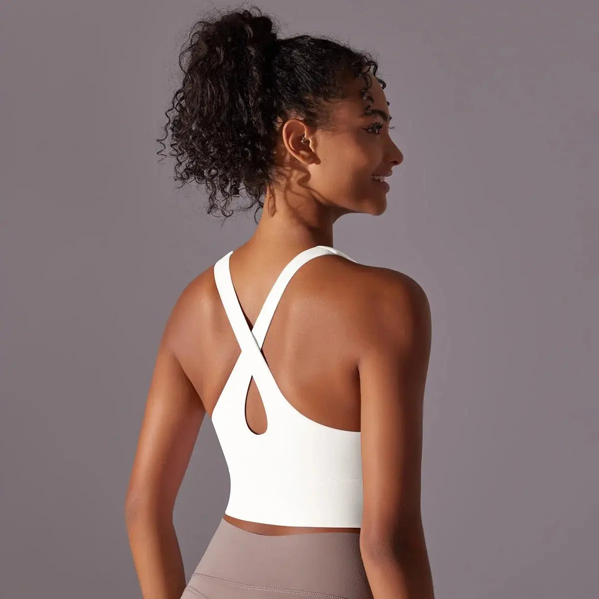 Nylon Sexy Women's Sports Bra Top Women Tight Elastic Gym Sport Yoga Bras - Blade & Thread