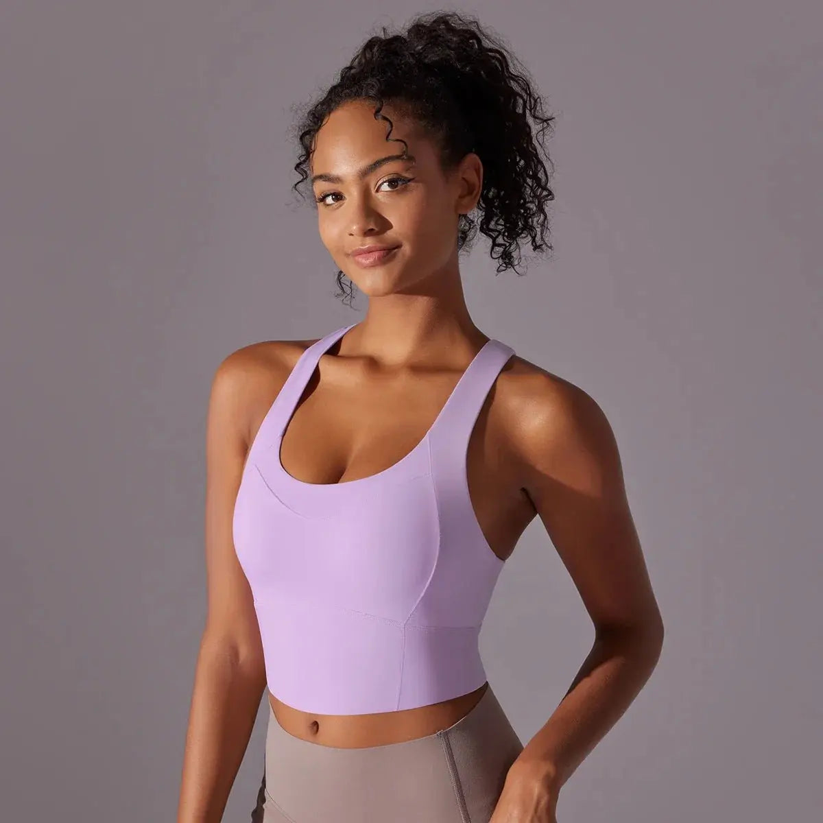 Nylon Sexy Women's Sports Bra Top Women Tight Elastic Gym Sport Yoga Bras - Blade & Thread