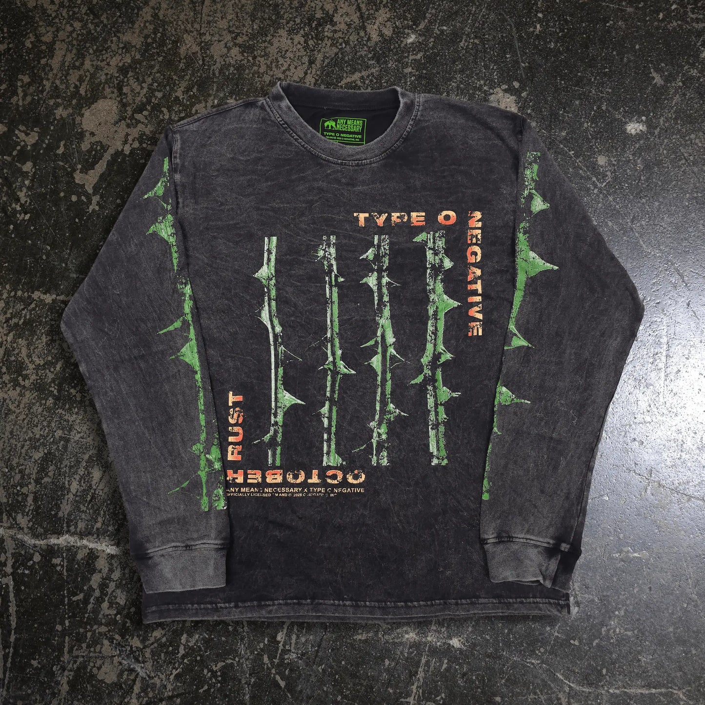 October Rust Long Sleeve T-Shirt Vintage - Blade & Thread