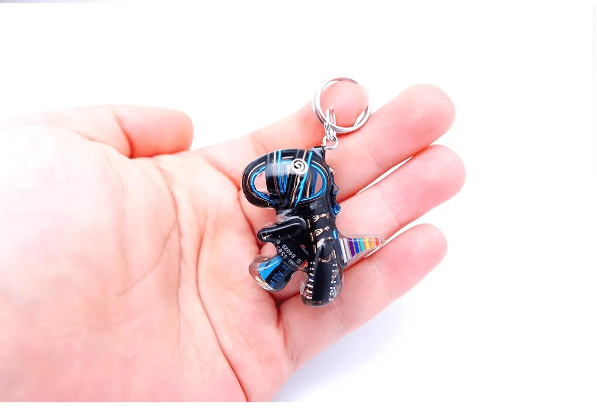 Original Cyberpunk Little Dinosaur Delicate High Design Couple Necklace - Blade & Thread