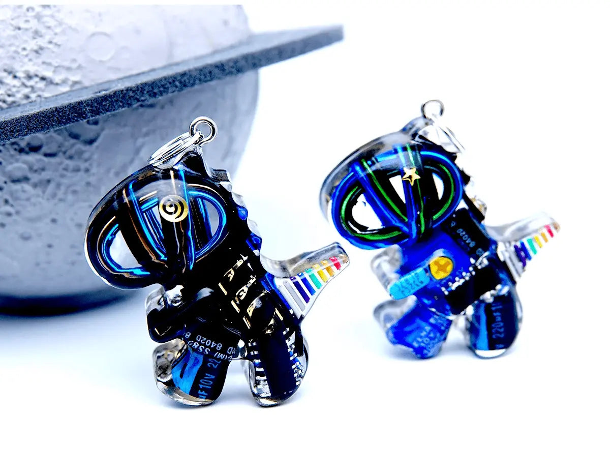 Original Cyberpunk Little Dinosaur Delicate High Design Couple Necklace - Blade & Thread