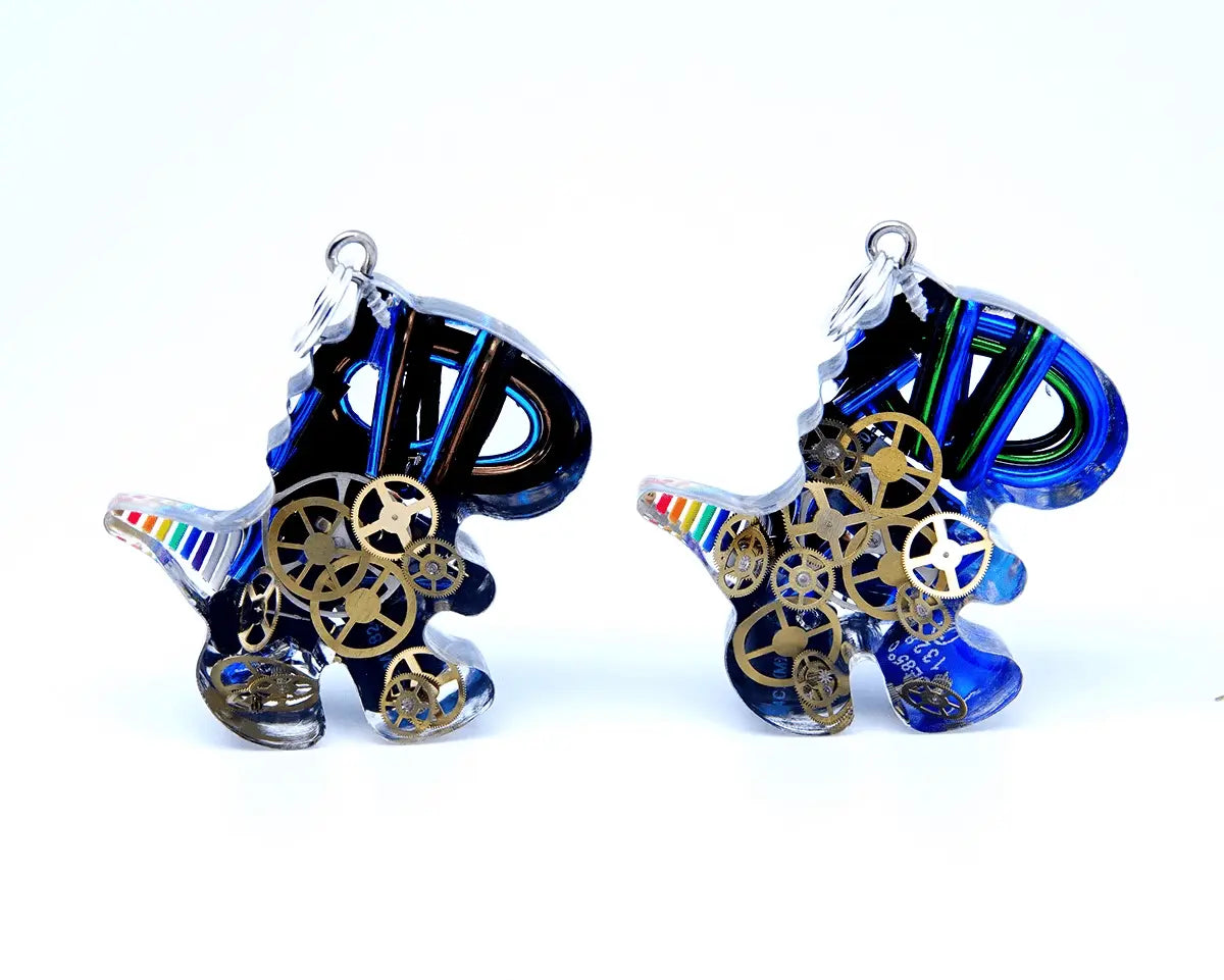 Original Cyberpunk Little Dinosaur Delicate High Design Couple Necklace - Blade & Thread