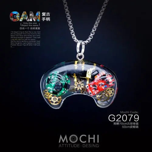 Original Cyberpunk Retro Industrial Wind Necklace Hip Hop Gamepad Pendant - Blade & Thread