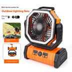 Outdoor Household Power Bank LED Light Camping Fan My Store 2