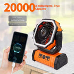 Outdoor Household Power Bank LED Light Camping Fan My Store 2