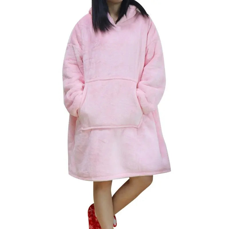 Oversized Hoodie Sweatshirt Women Tie Dye Hoodies Fleece Giant Wearable Blanket - Blade & Thread