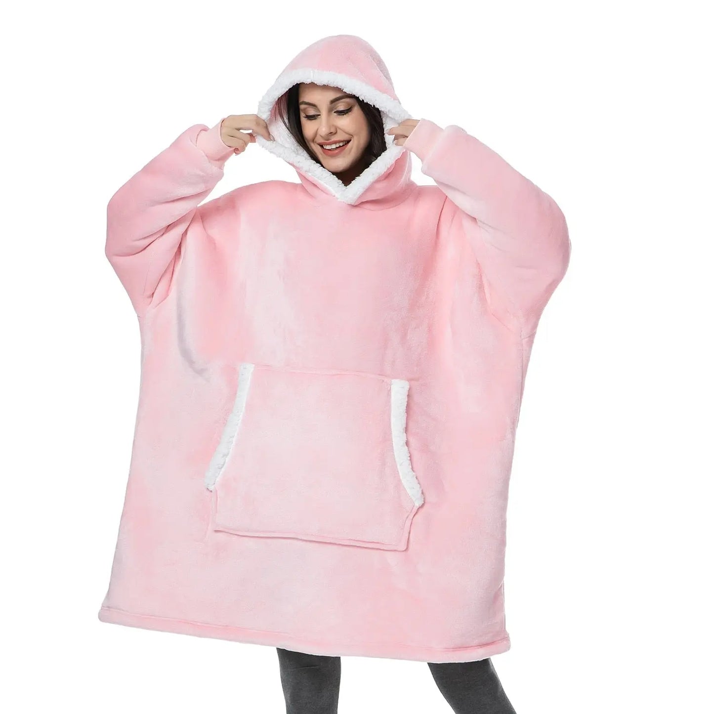 Oversized Hoodie Sweatshirt Women Tie Dye Hoodies Fleece Giant Wearable Blanket - Blade & Thread