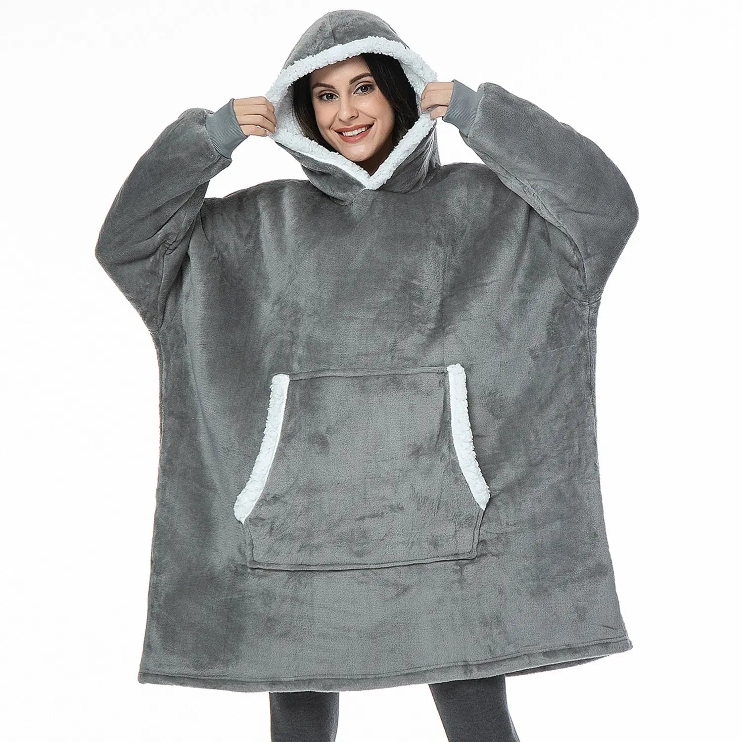 Oversized Hoodie Sweatshirt Women Tie Dye Hoodies Fleece Giant Wearable Blanket - Blade & Thread