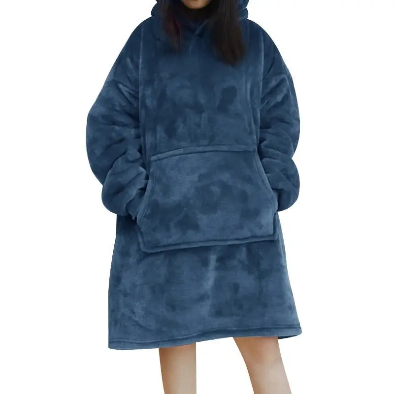 Oversized Hoodie Sweatshirt Women Tie Dye Hoodies Fleece Giant Wearable Blanket - Blade & Thread