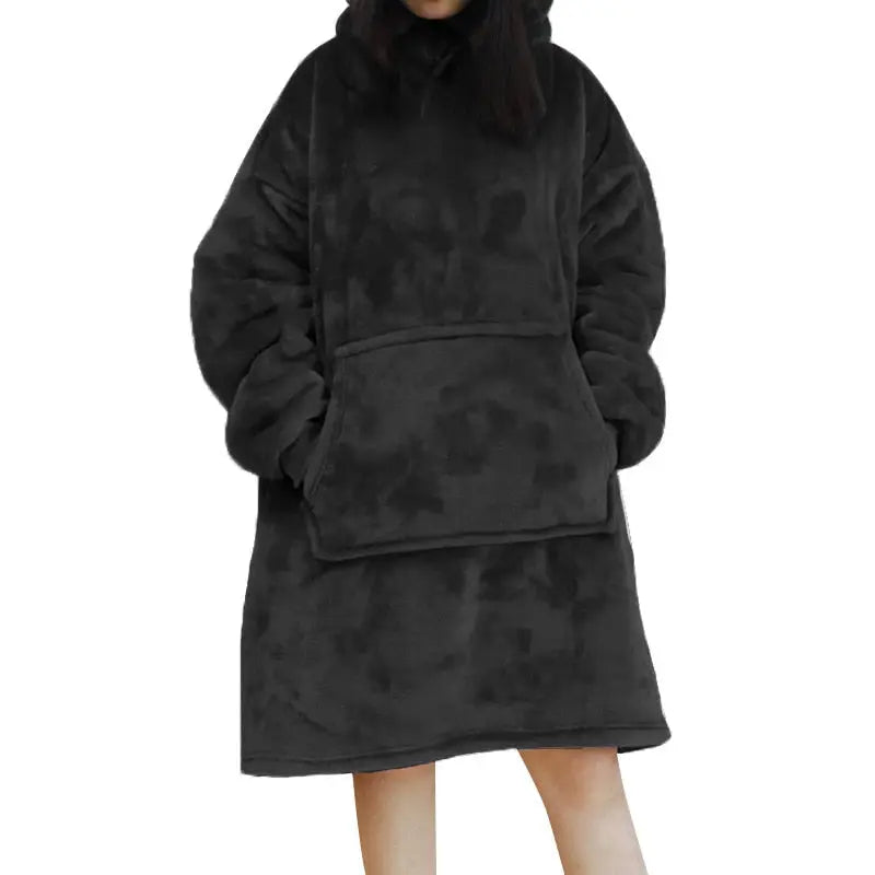 Oversized Hoodie Sweatshirt Women Tie Dye Hoodies Fleece Giant Wearable Blanket - Blade & Thread