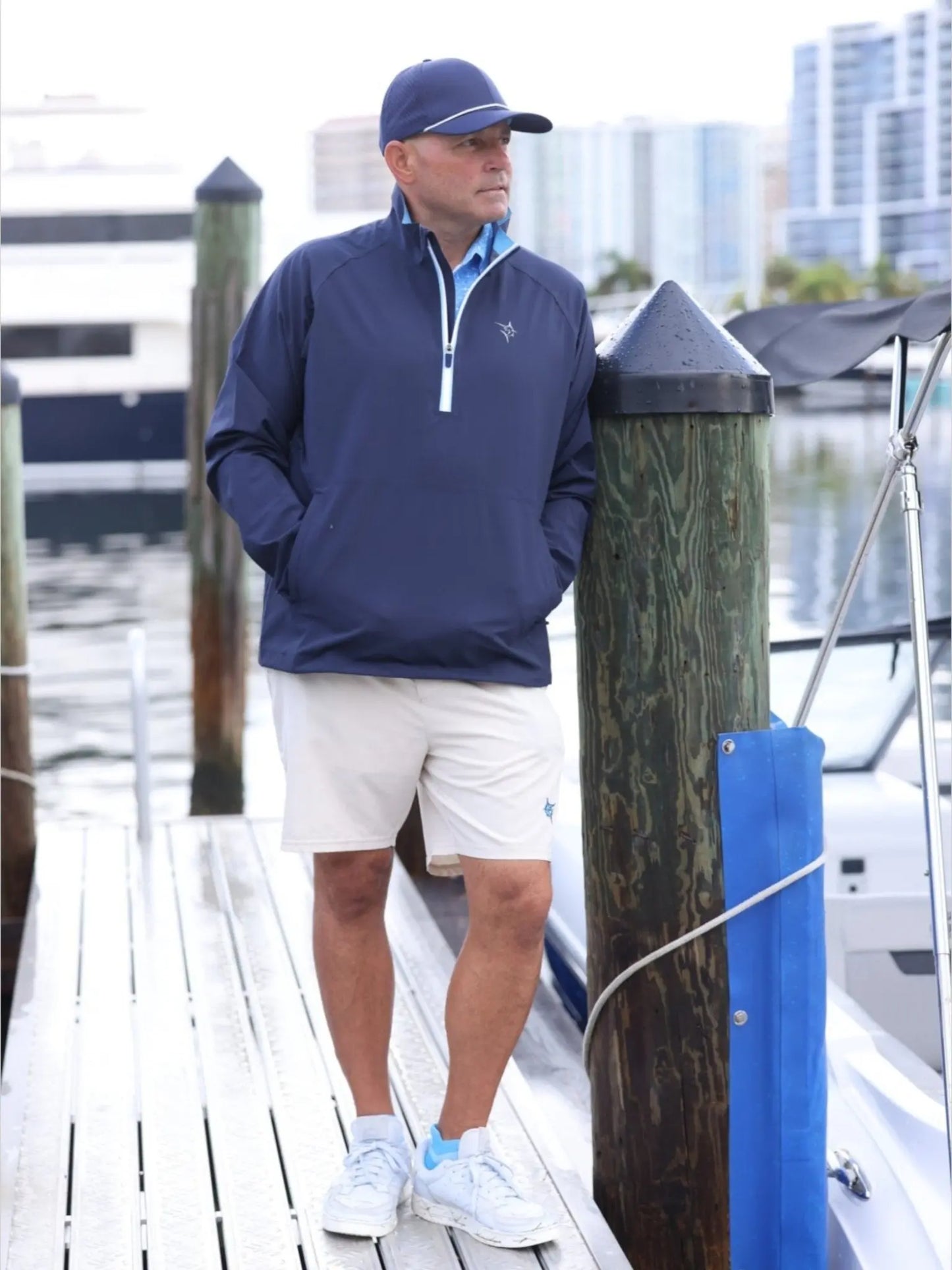 Palm Beach Waterproof Quarter Zip - Blade & Thread