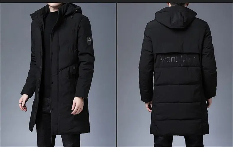 Parkas Jacket Men Longline Windbreaker Coats Clothing - Blade & Thread