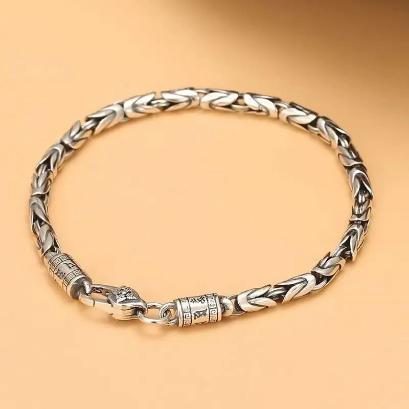Peace pattern braided bracelet - Blade & Thread