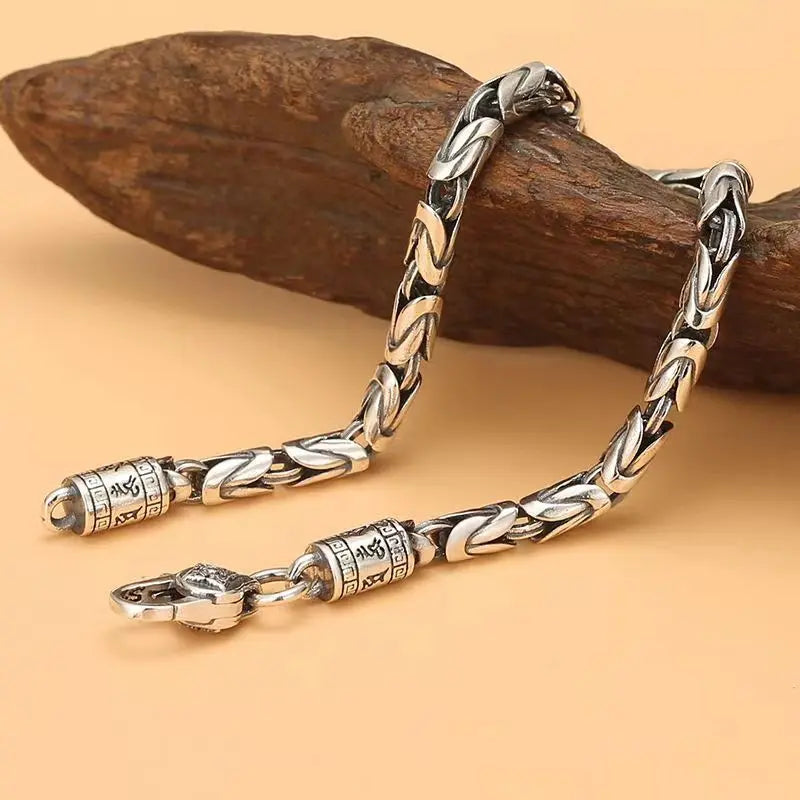 Peace pattern braided bracelet - Blade & Thread