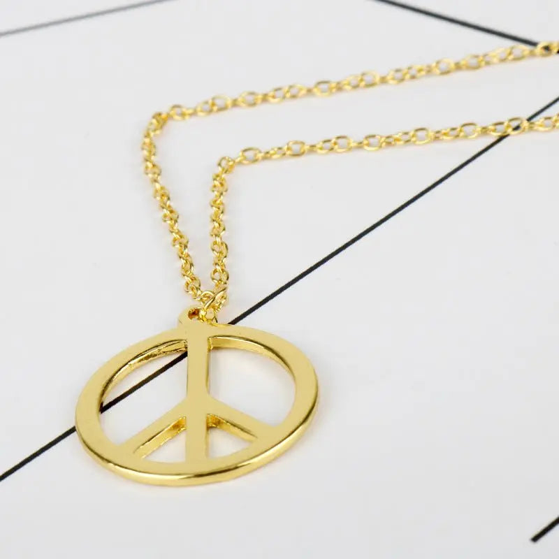 peace sign necklace - Blade & Thread