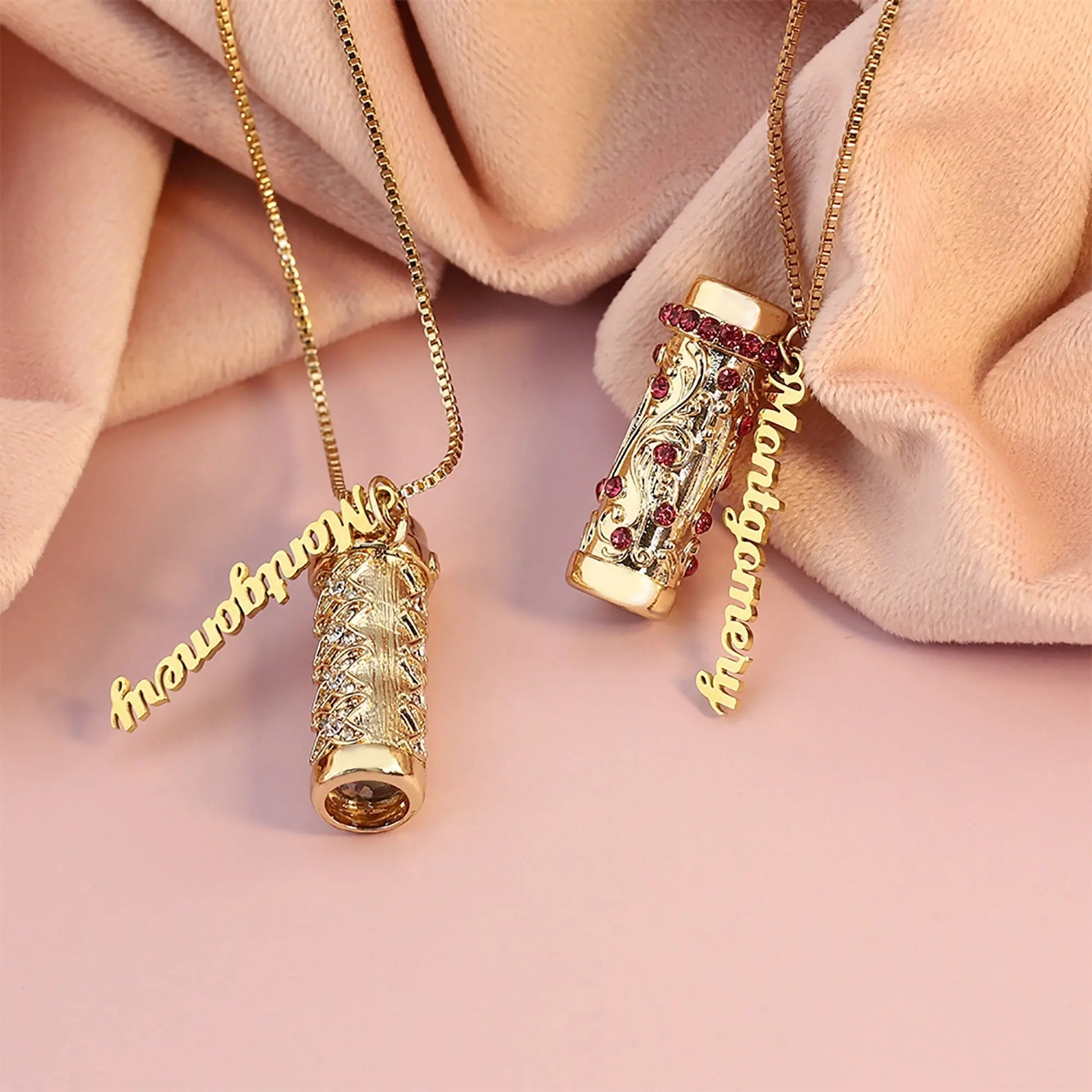 Personalised Letter Mini Colorful Kaleidoscope Pendant Necklaces - Blade & Thread