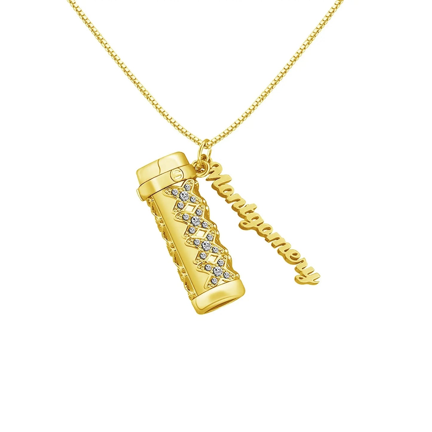 Personalised Letter Mini Colorful Kaleidoscope Pendant Necklaces - Blade & Thread