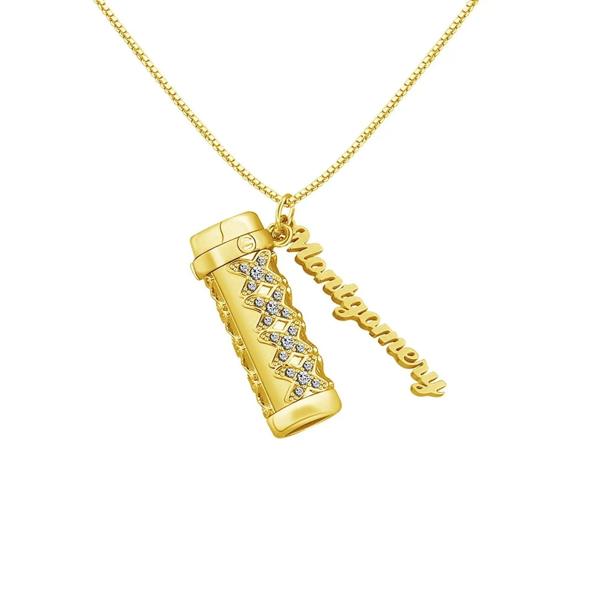 Personalised Letter Mini Colorful Kaleidoscope Pendant Necklaces - Blade & Thread