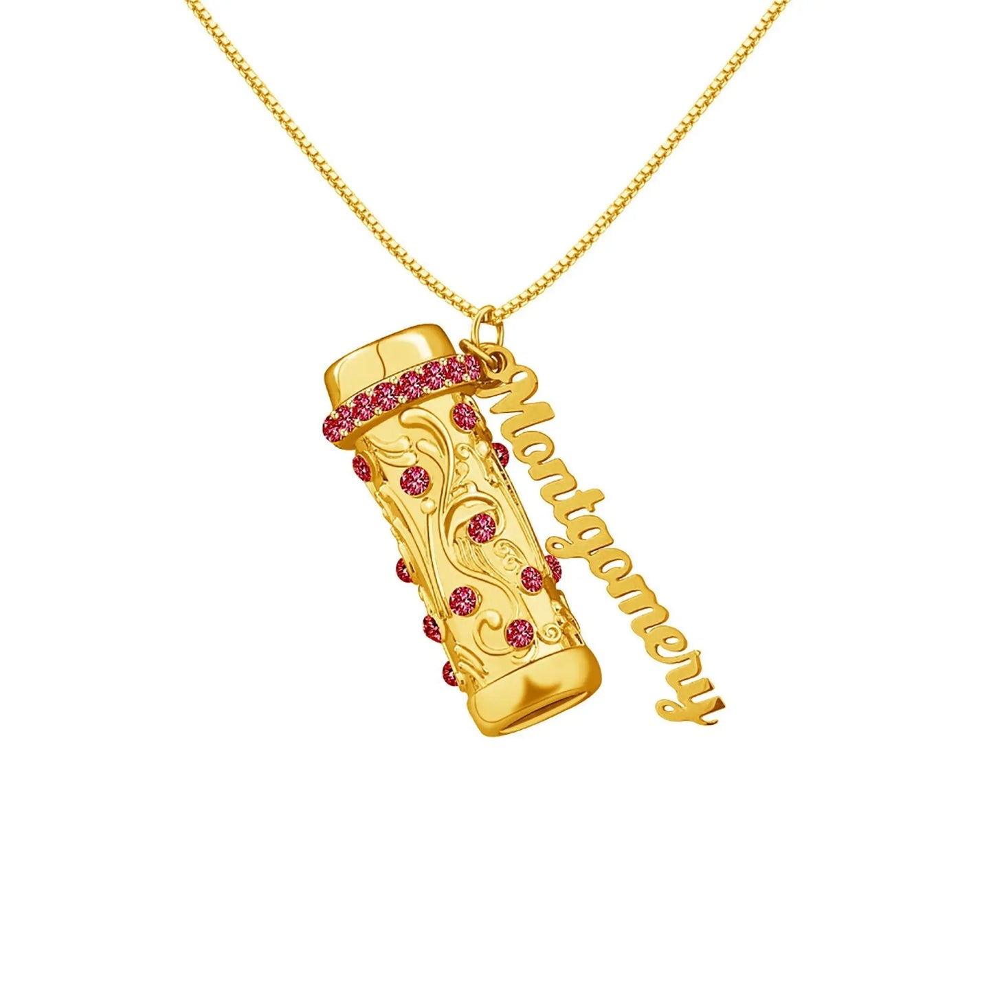 Personalised Letter Mini Colorful Kaleidoscope Pendant Necklaces - Blade & Thread