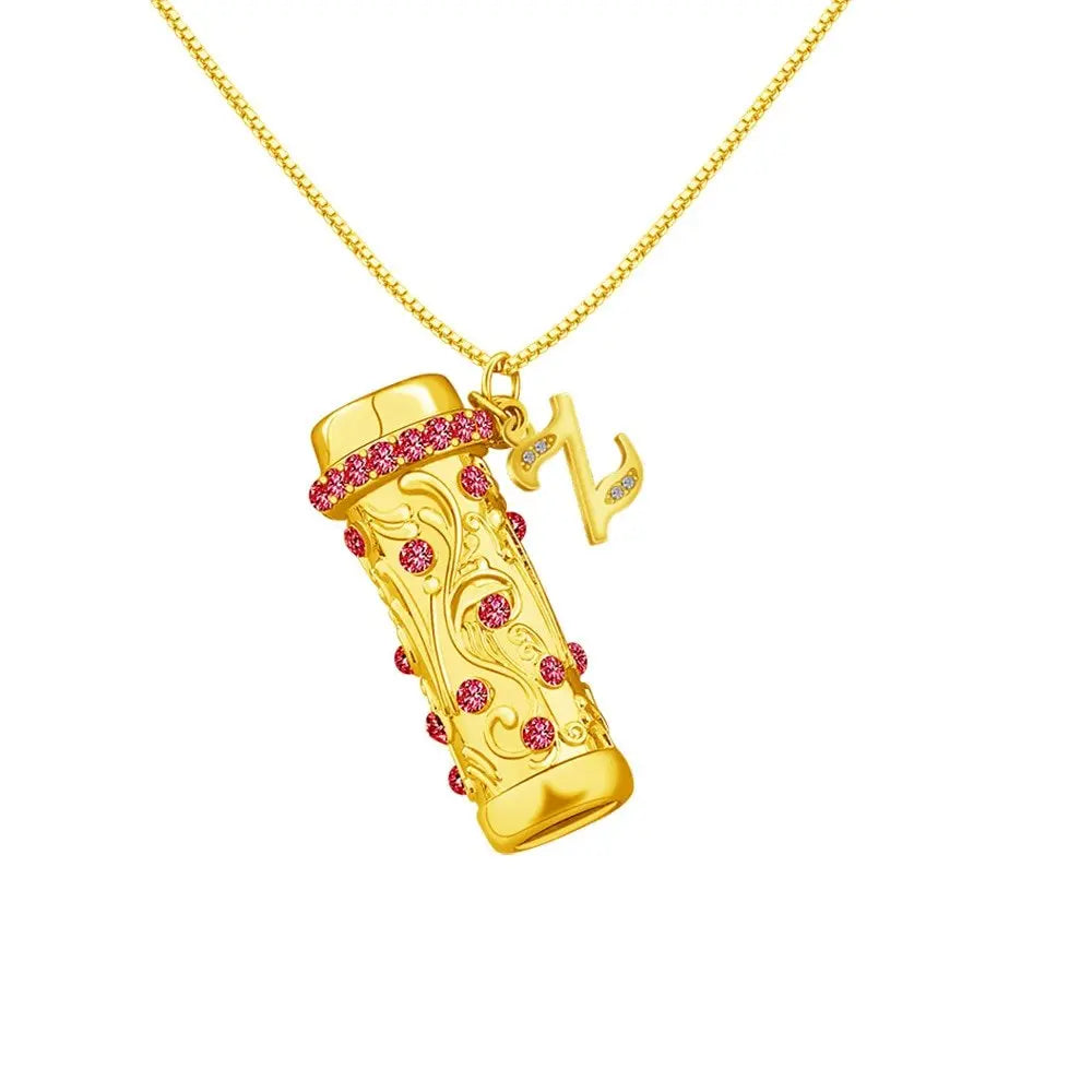 Personalised Letter Mini Colorful Kaleidoscope Pendant Necklaces - Blade & Thread