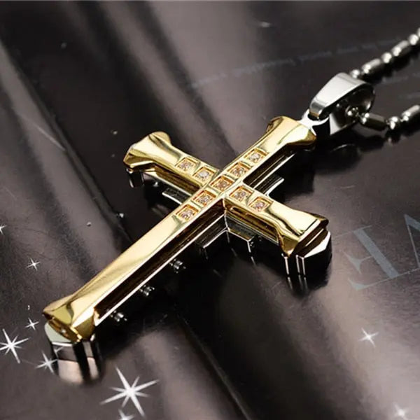 Personality Creative Jesus Cross Amulet Pendant Rock Casual Gift Catholic Christian Necklace nowadaysfashion