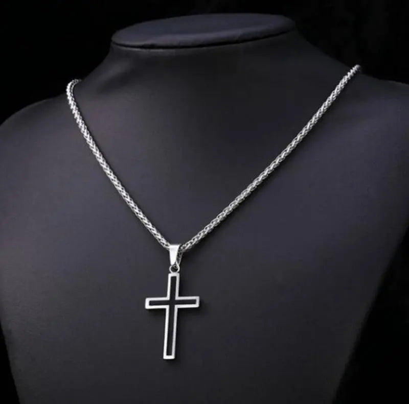 Personality Creative Jesus Cross Amulet Pendant Rock Casual Gift Catholic Christian Necklace nowadaysfashion