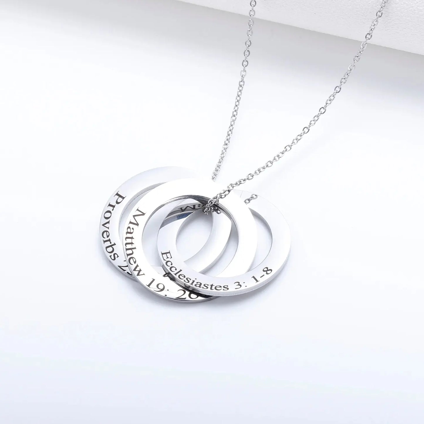 Personalized Name Necklace Gold Plated Stainless Steel Necklaces Child Name Pendant - Blade & Thread
