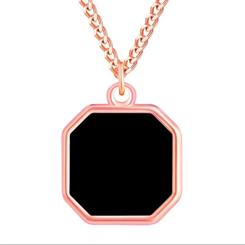 Personalized photo heating color changing necklace - Blade & Thread