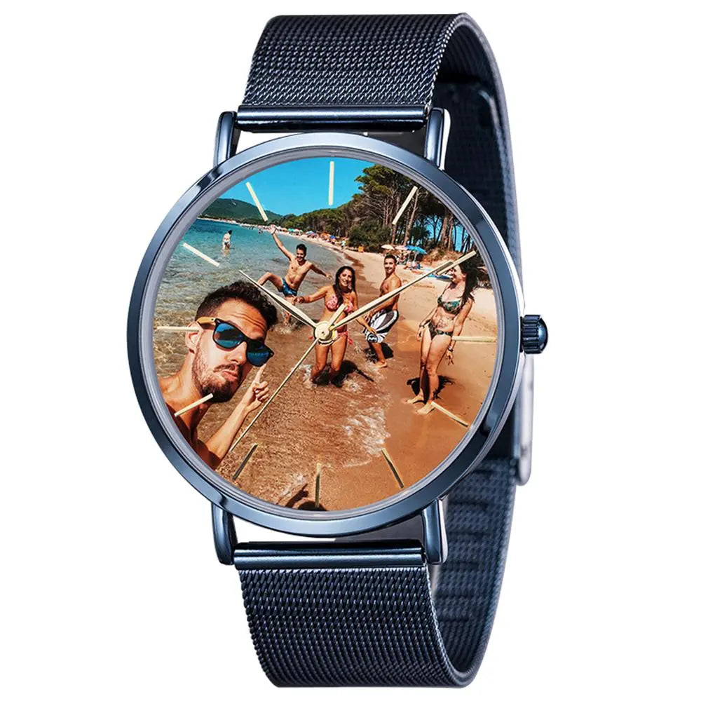 Personalized Photo Watch Custom Lover Photo Quartz Watches Printing Photos DIY Jewlery - Blade & Thread