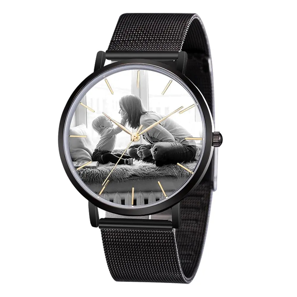 Personalized Photo Watch Custom Lover Photo Quartz Watches Printing Photos DIY Jewlery - Blade & Thread