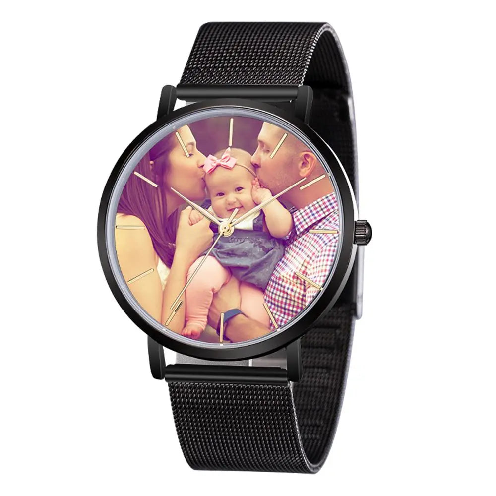 Personalized Photo Watch Custom Lover Photo Quartz Watches Printing Photos DIY Jewlery - Blade & Thread